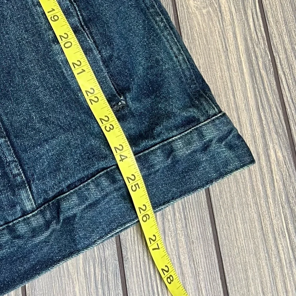 Bikers Edge Denim Motorcycle Vest with Patches Men's Large - Picture 7 of 14